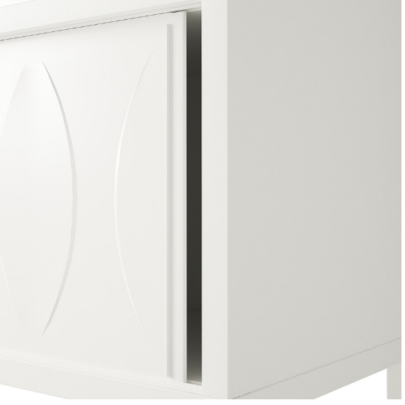 TỦ LƯU TRỮ CỬA TRƯỢT KALKNÄS IKEA - TRẮNG 83x43x137 cm