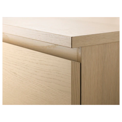 TỦ 4 NGĂN KÉO MALM IKEA - MÀU SỒI TRẮNG 80x100 cm