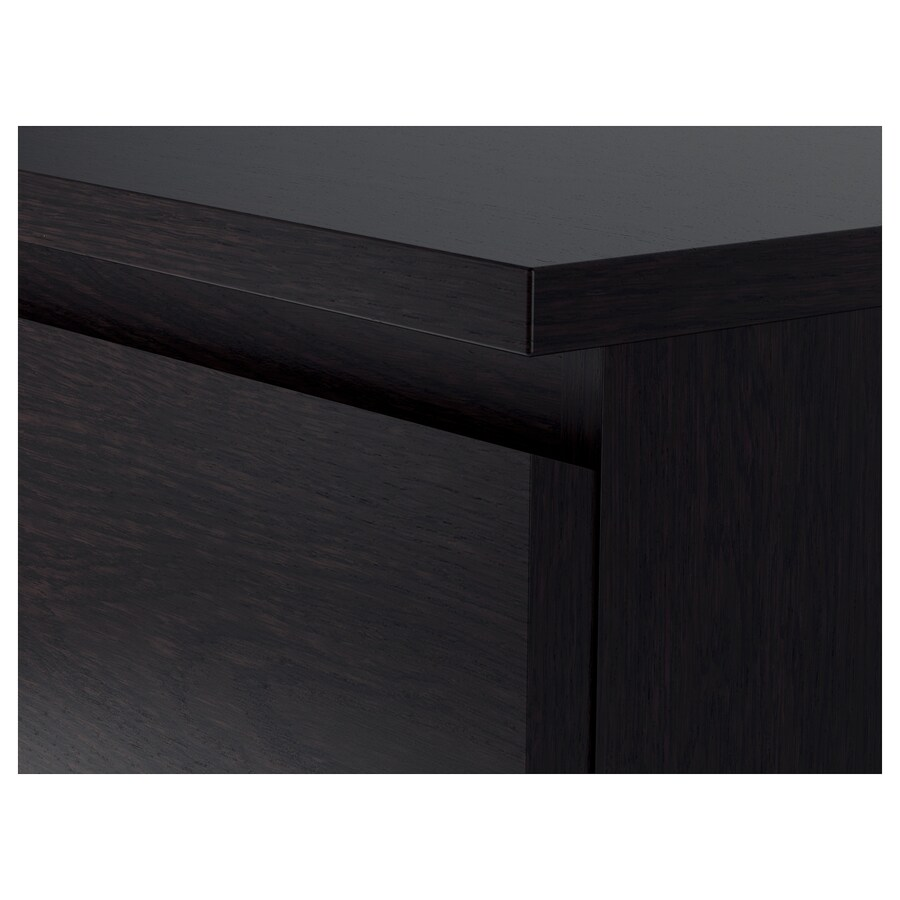 TỦ 6 NGĂN KÉO MALM IKEA - ĐEN NÂU 160x78 cm