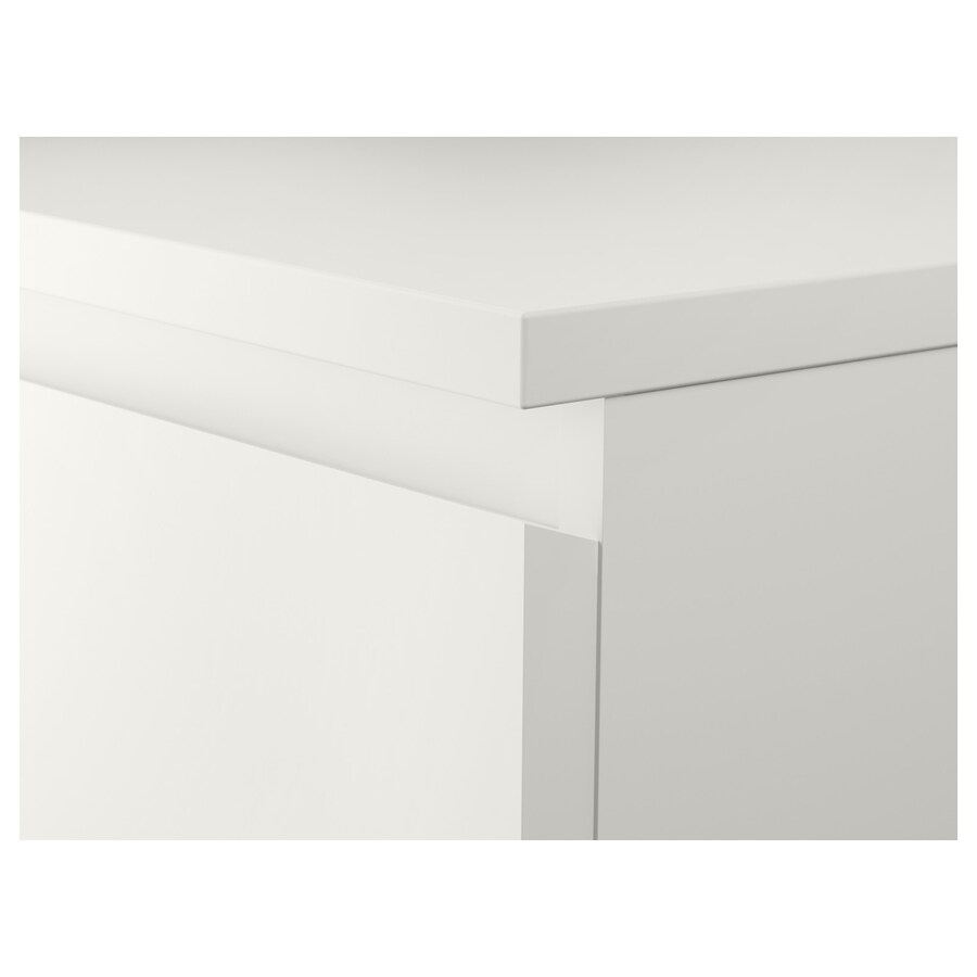 TỦ 6 NGĂN KÉO MALM IKEA - TRẮNG 160x78 cm