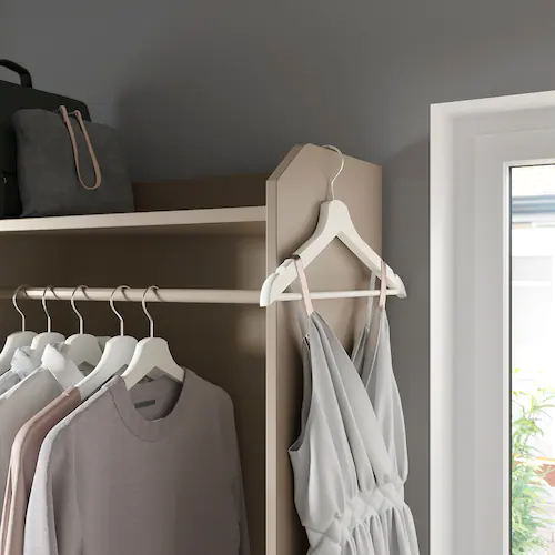 TỦ QUẦN ÁO MỞ 3 NGĂN KÉO HAUGA IKEA - BE 70x199 cm
