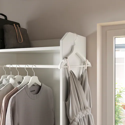 TỦ QUẦN ÁO MỞ 3 NGĂN KÉO HAUGA IKEA - TRẮNG 70x199 cm