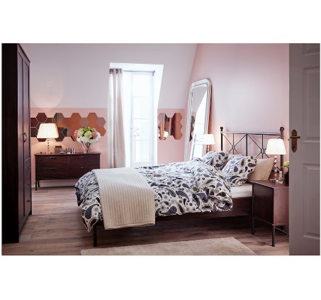 TỦ 4 NGĂN KÉO MUSKEN IKEA - NÂU 118x65 cm