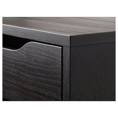 TỦ NGĂN KÉO ALEX IKEA - NÂU ĐEN 36x70 cm