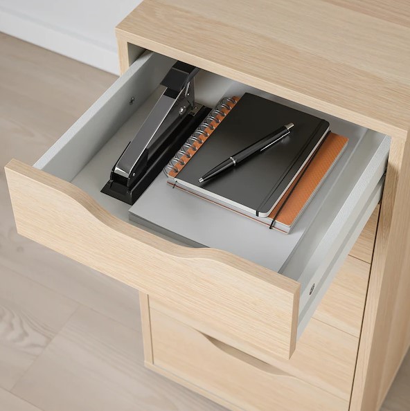 TỦ NGĂN KÉO ALEX IKEA - MÀU GỖ 36x70 cm