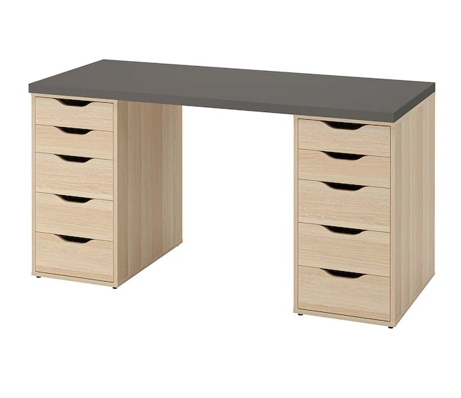 TỦ NGĂN KÉO ALEX IKEA - MÀU GỖ 36x70 cm