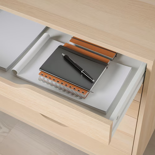 TỦ NGĂN KÉO CÓ BÁNH XE ALEX IKEA - MÀU GỖ 67x66 cm