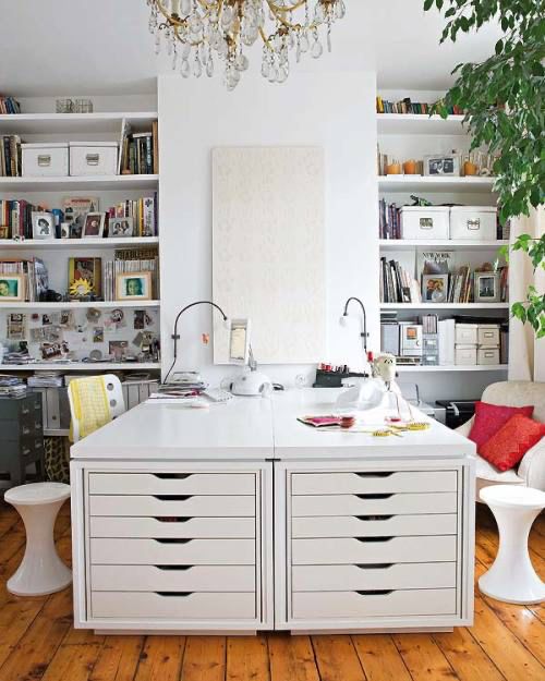 TỦ NGĂN KÉO CÓ BÁNH XE ALEX IKEA - TRẮNG 67x66 cm