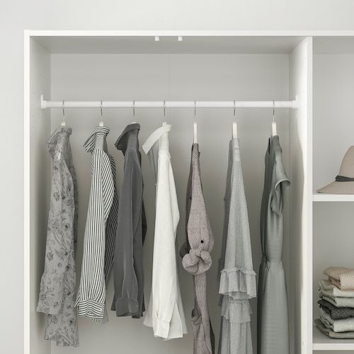 TỦ QUẦN ÁO 3 CÁNH KLEPPSTAD IKEA - TRẮNG 117x176 cm