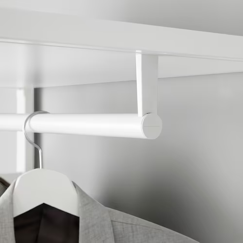 TỦ QUẦN ÁO MỞ KẾT HỢP ELVARLI IKEA - TRẮNG 84x55x216 cm