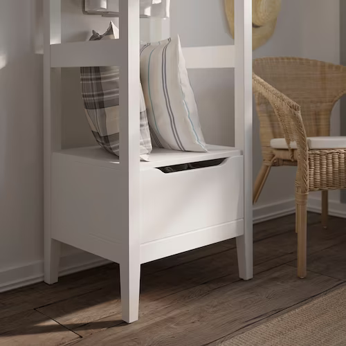 TỦ QUẦN ÁO MỞ IDANÄS IKEA - TRẮNG 59x211 cm