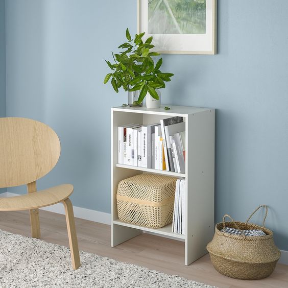 TỦ SÁCH BAGGEBO IKEA - TRẮNG 50x30x80 cm