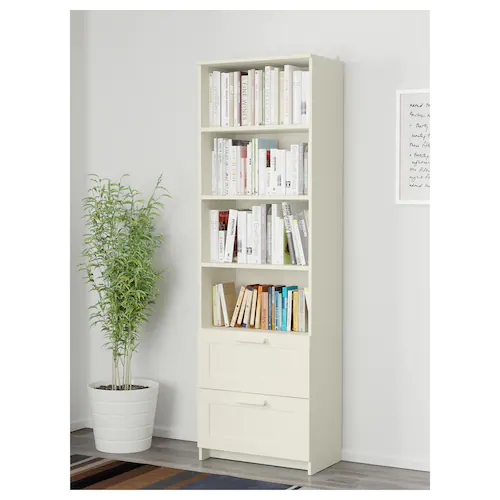 TỦ SÁCH CAO BRIMNES IKEA - TRẮNG 60x190 cm