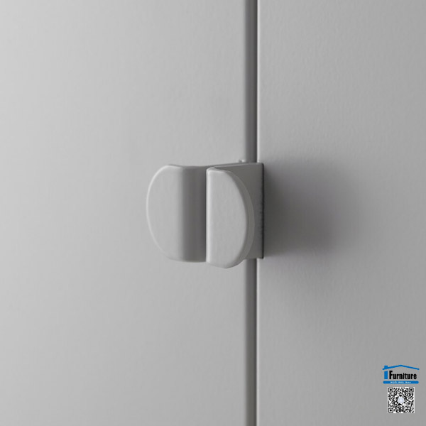 TỦ SẮT LIXHULT IKEA - Màu đen/xám (95x35x92 cm)