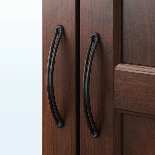 TỦ QUẦN ÁO 3 CÁNH CÓ GƯƠNG SONGESAND IKEA - NÂU 120x60x191 cm