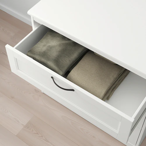 TỦ 3 NGĂN KÉO SONGESAND IKEA - TRẮNG 82x81 cm
