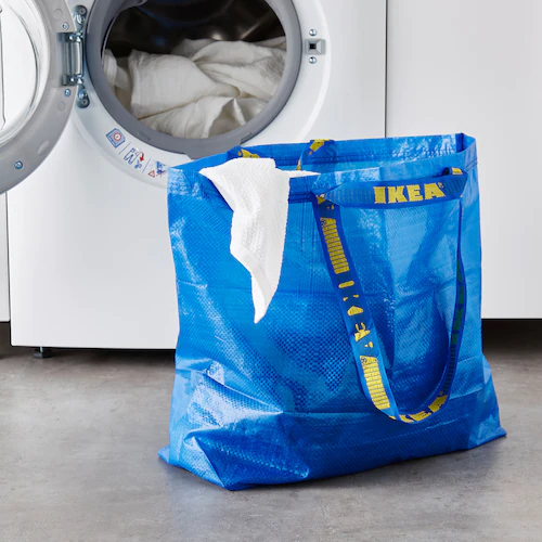 TÚI LƯU TRỮ VẬN CHUYỂN FRAKTA IKEA -XANH LAM 45x18x45 cm/36 L