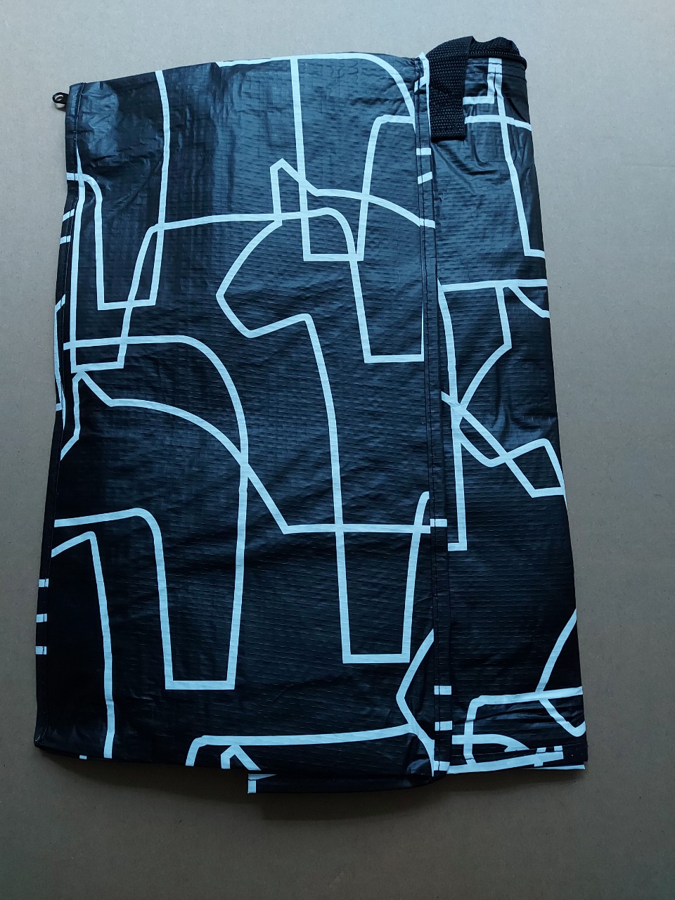 TÚI LƯU TRỮ HÄSTHAGE IKEA - ĐEN HÌNH NGỰA 40x25x47 cm/47 l