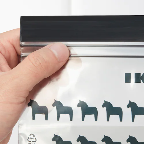 HỘP TÚI ZIP LOCK ISTAD IKEA - ĐEN 0,3 L