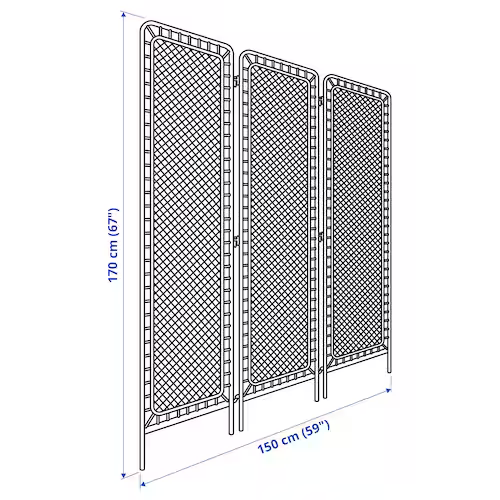 VÁCH NGĂN PHÒNG TOLKNING IKEA - MÂY 150x170 cm