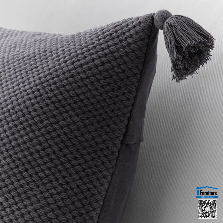 VỎ GỐI HÖSTKVÄLL IKEA - XÁM 50x50 cm