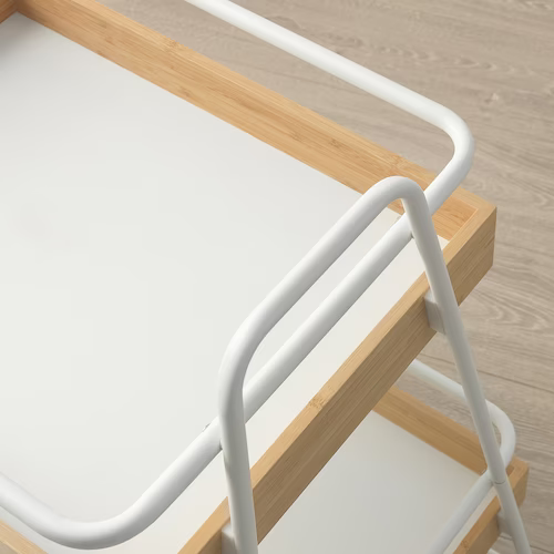 XE ĐẨY 2 TẦNG SVENARUM IKEA - TRẮNG 40x56 cm