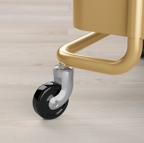 XE ĐẨY 3 TẦNG RÅSKOG IKEA - VÀNG 35x45x78 cm