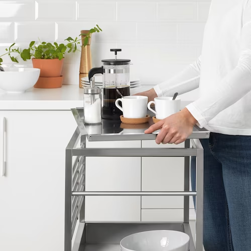XE ĐẨY NHÀ BẾP KUNGSFORS IKEA 60x40 cm