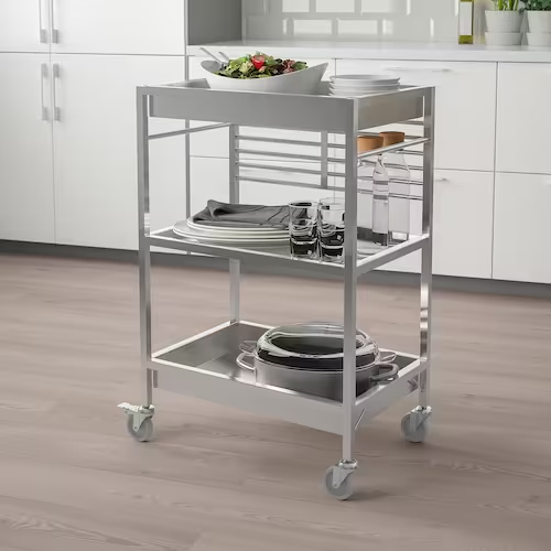 XE ĐẨY NHÀ BẾP KUNGSFORS IKEA 60x40 cm