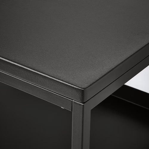 XE ĐẨY ĐỂ ĐỒ TROTTEN IKEA - ĐEN 80x40 cm