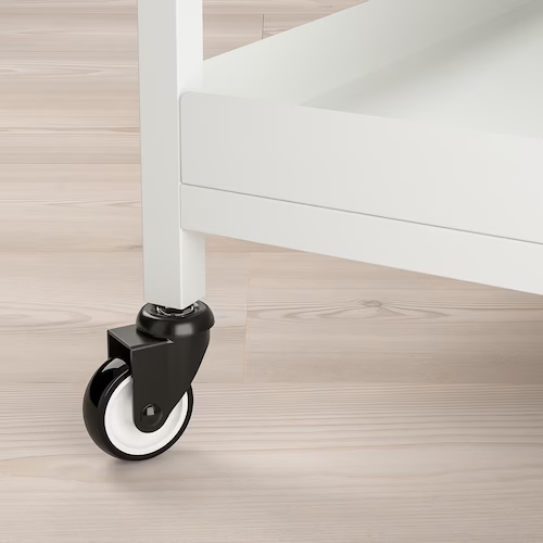 XE ĐẨY ĐỂ ĐỒ TROTTEN IKEA - TRẮNG 80x40 cm