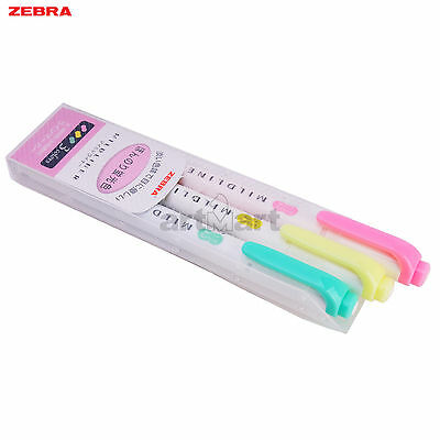 SET 3 BÚT HIGHLIGHT ZEBRA MILDLINER-WKT7-3C