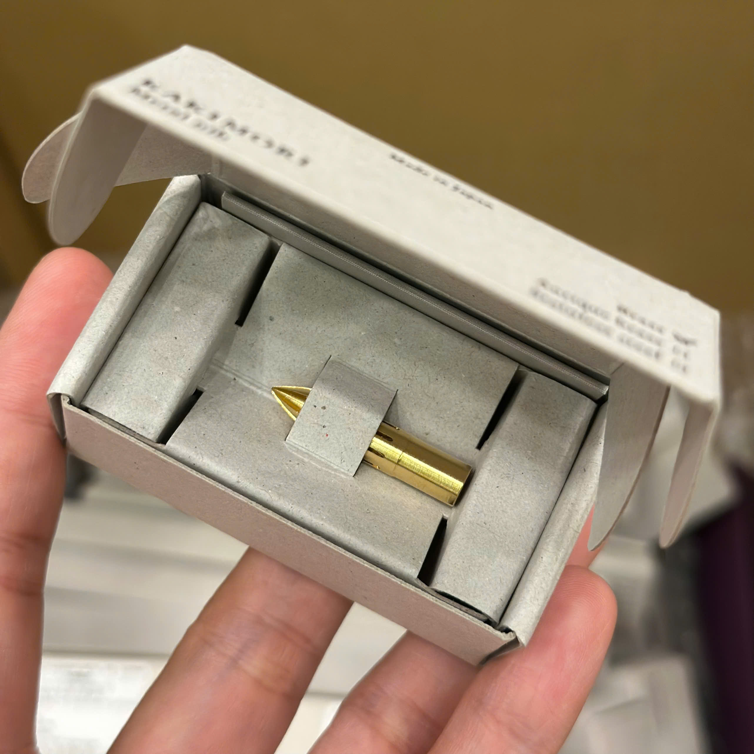 NGÒI BÚT KAKIMORI METAL NIB - BRASS K21PMB00M9