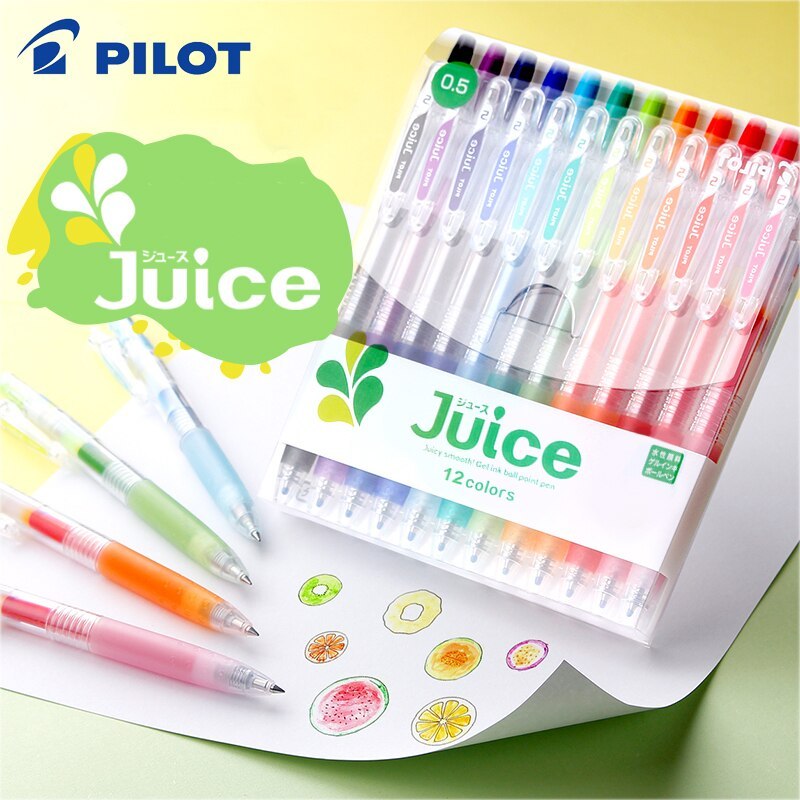 Pilot Gel Ballpoint Pen Juice LJU120EF-12C 0.5mm 12 Color Set