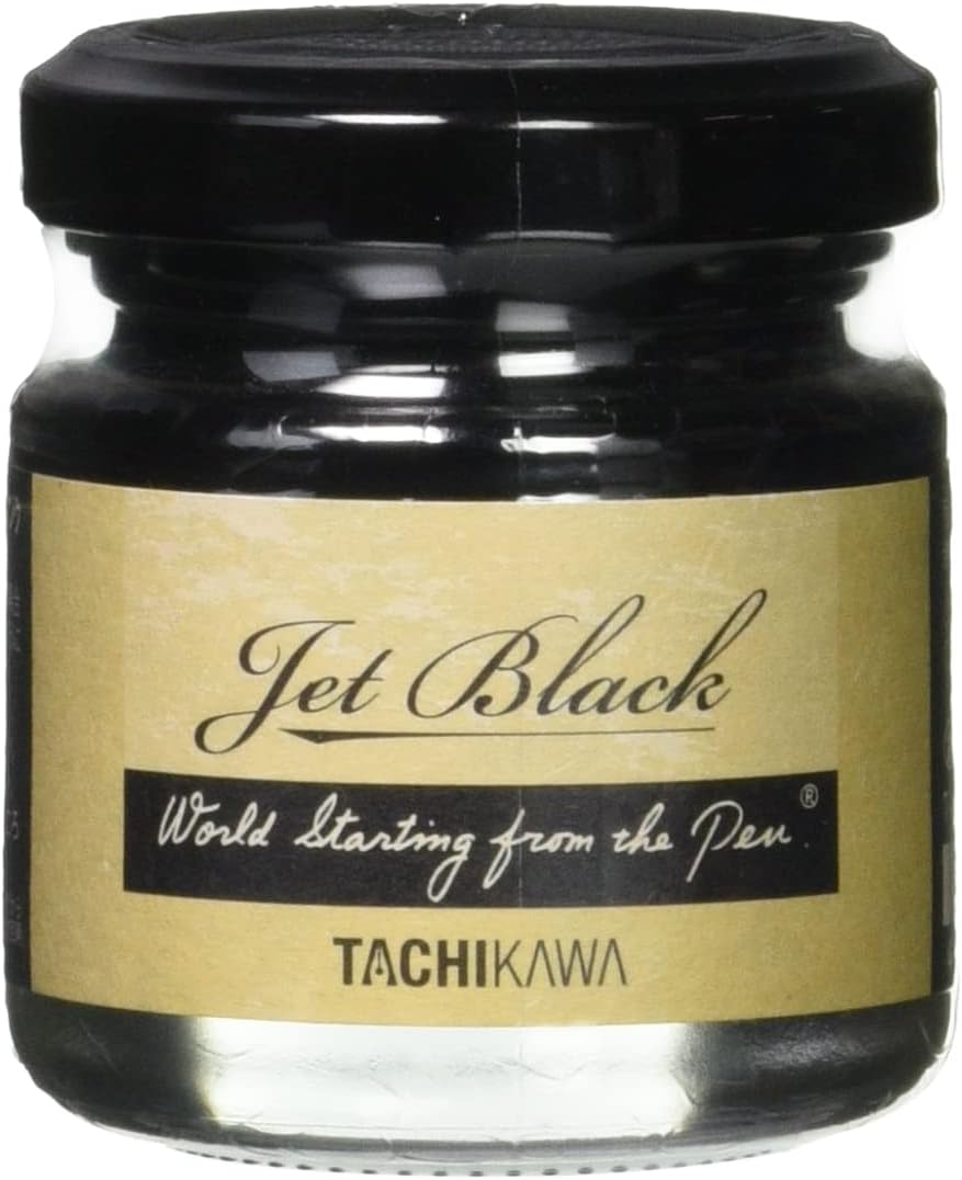 MỰC VIẾT TACHIKAWA JET BLACK - 15ML TJB