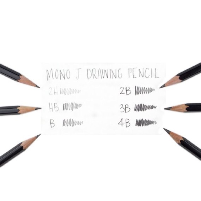 SET BÚT CHÌ GỖ MONO J