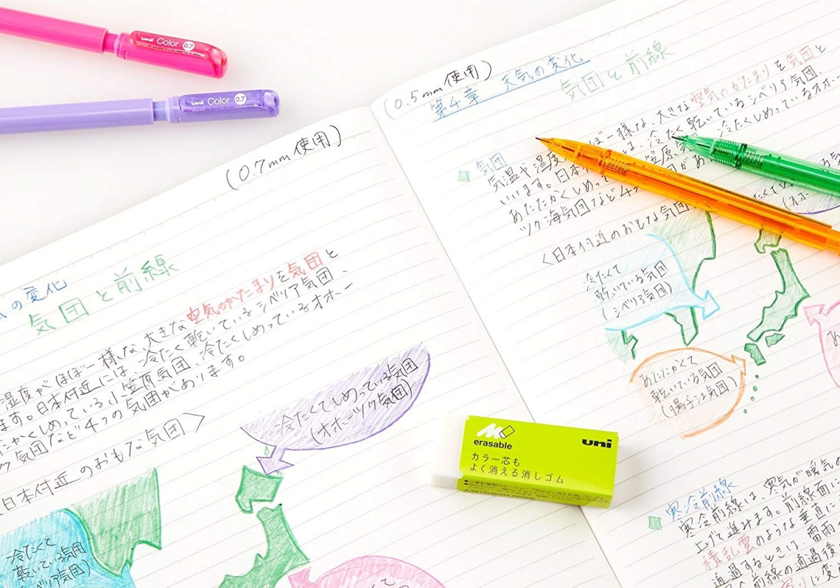 BÚT CHÌ BẤM RUỘT MÀU UNI COLOR 0.5MM