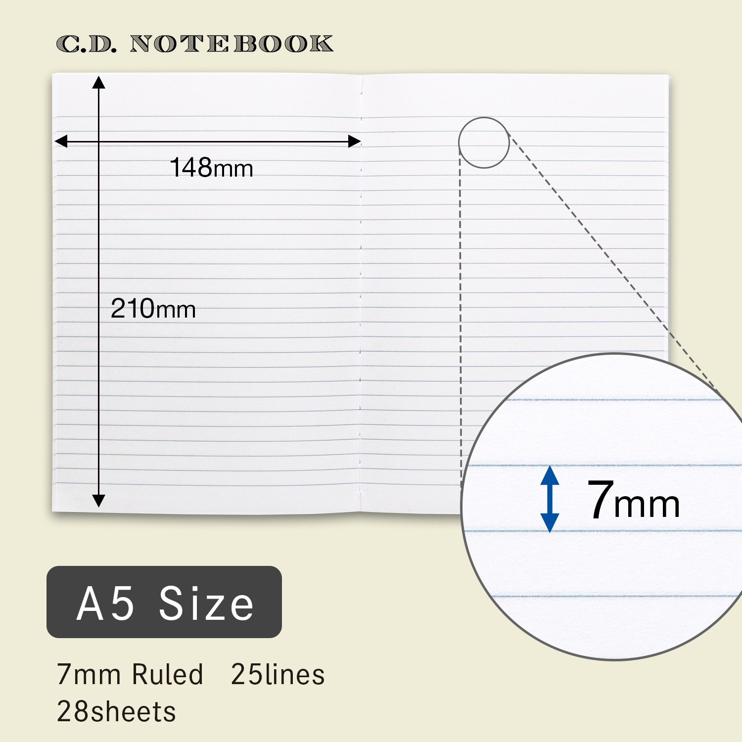 SỔ TAY NIPPON NOTE APICA CD A5 -  CD11