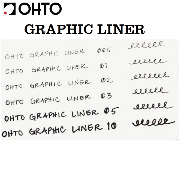 BÚT BI OHTO GRAPHIC LINER CFR-150GL