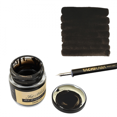 MỰC VIẾT TACHIKAWA JET BLACK - 15ML TJB