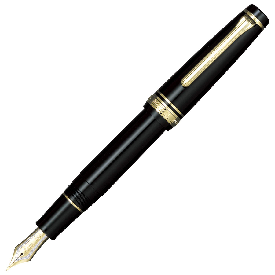 BÚT MÁY SAILOR PRO GEAR GOLD FP GT BLACK 11-2036