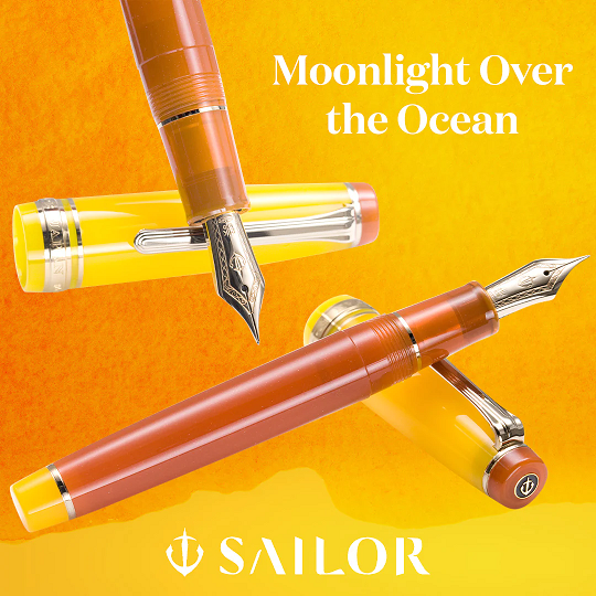 SAILOR PRO GEAR KOP MOONLIGHT OVER THE OCEAN 