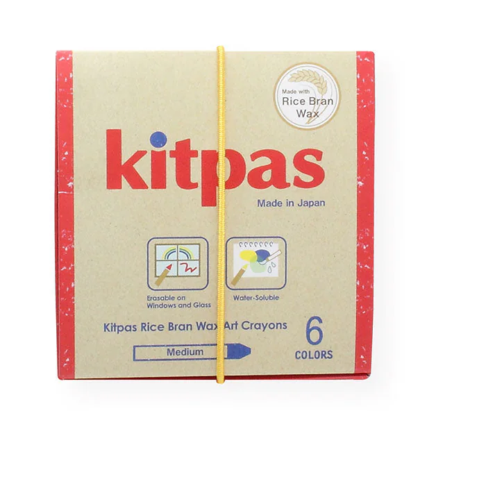 BỘ BÚT MÀU SÁP NIHON RIKAGAKU KITPAS RICE BRAN WAX ART CRAYONS B-KMRW