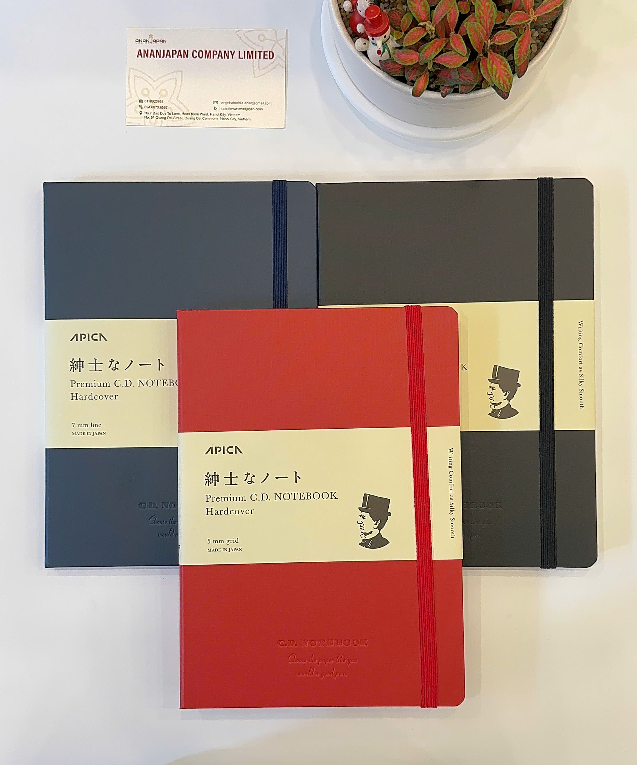 SỔ TAY NIPPON NOTE PREMIUM C.D HARD COVER A5 CDS252