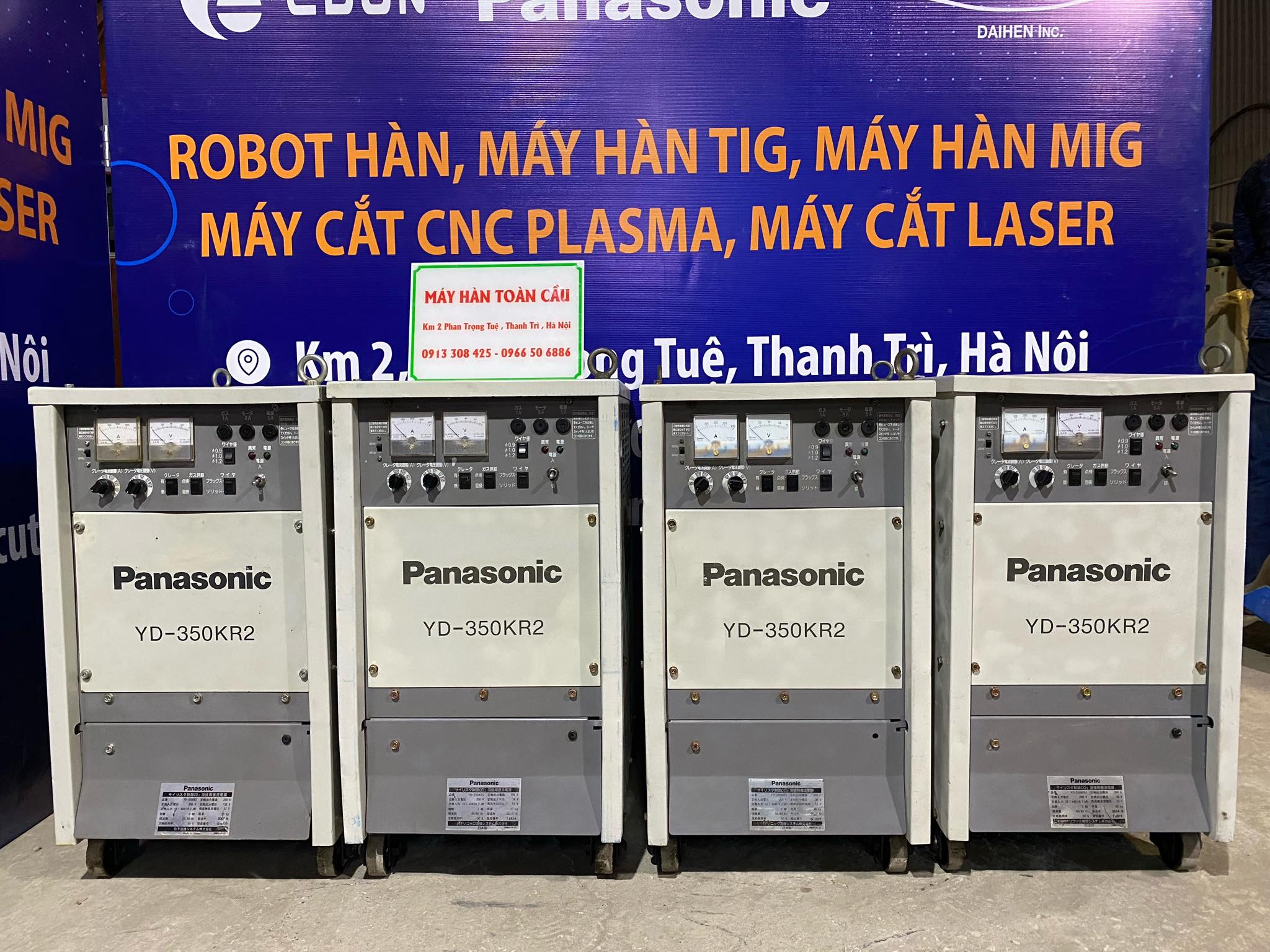 Dịch vụ mua, bán và cho thuê máy hàn của Toàn Cầu