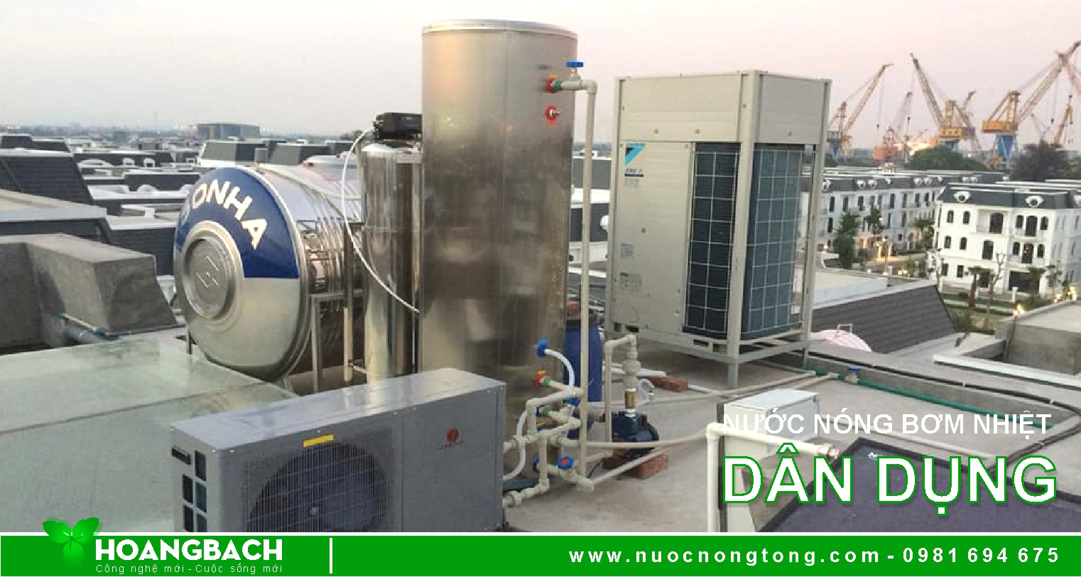 Tìm hiểu tác dụng của Máy nước nóng tổng Bơm nhiệt Heatpump