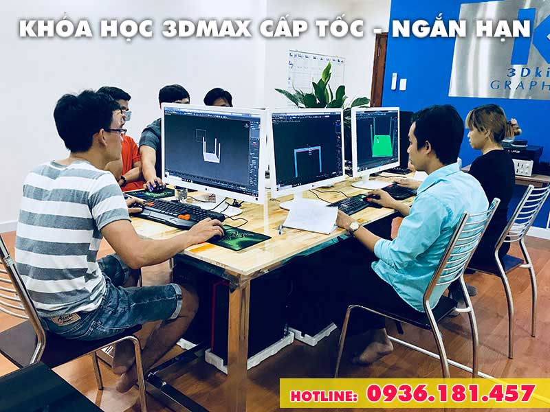 KHÓA HỌC 3DMAX TẠI TPHCM | HỌC 3DMAX CẤP TỐC NGẮN HẠN