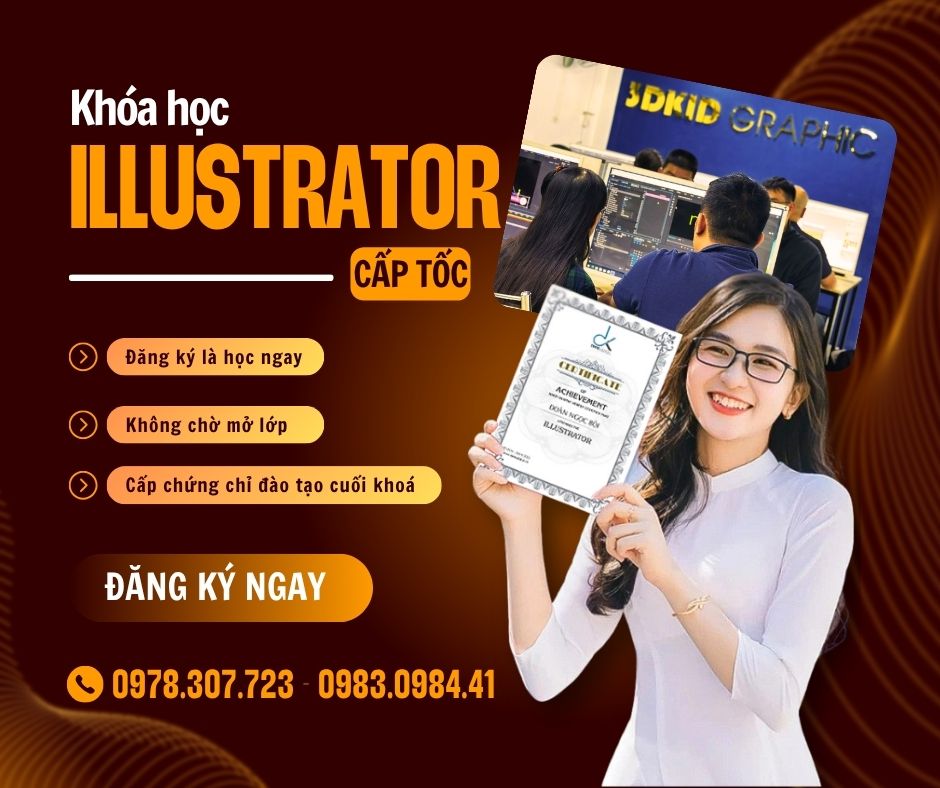 Khóa Học Illustrator Cấp Tốc|Làm Chủ Thiết Kế Vector Chỉ Trong 10 Buổi