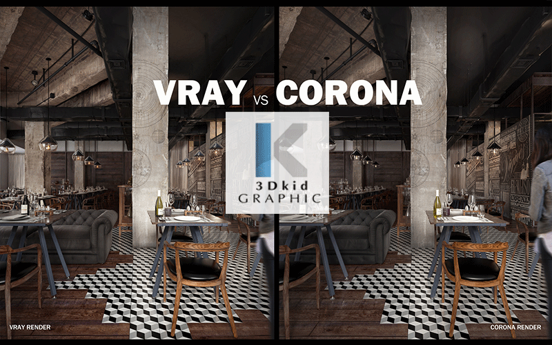 CORONA RENDER | Corona và Vray cuộc chiến không cân sức trong render