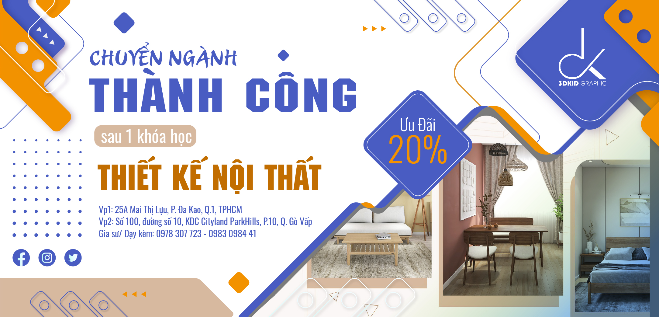 Khóa Học Thiết Kế Nội Thất TPHCM| Học Thiết Kế Nội Thất Ngắn Hạn 3DKID